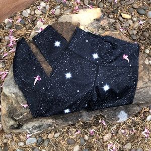 space print workout leggings